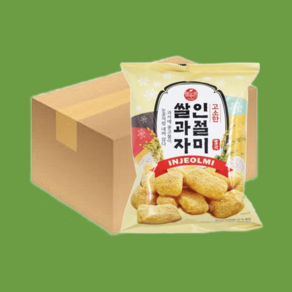 늘푸른 고소한 인절미 쌀과자, 200g, 12개