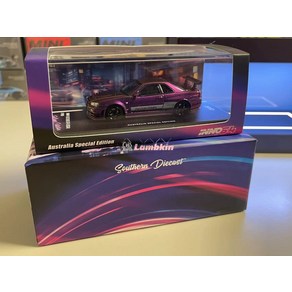 Inno 1/64 Skyline GTR R34 Z-tune 엔드 게임 자동차 모델 호주 보라색 플라스틱 제거 좋은 조건 특, 01 보라색, 1개