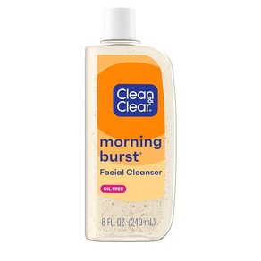 Clean & Clea Moning Bust 오일 프리 페이셜 클렌저 브라이트닝 비타민 C 인삼 부드러운 데일리 페이스 워시 포함 모든 타입용 저자극성 236.6ml(8온스)