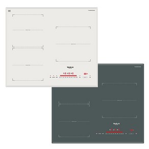 웰치 인덕션 3구 전기레인지 WEI-W7700(크리스탈 화이트) WEI-G7800(에메랄드 그레이)