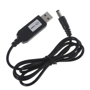 QC3.0 USB 전원 부스트 라인에서 9V/12V 스텝 업 모듈 스텝 업 라인 컨버터 케이블 5.5x2.1mm WiFi 라우터 LED 내구성, 12V, 1개