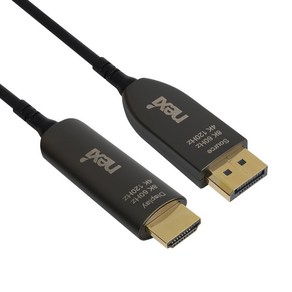 넥시 DP to HDMI 2.1 AOC 하이브리드 광 케이블 5M NX1359