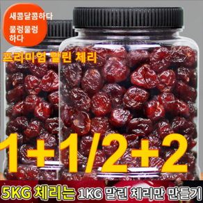 1+1 말린체리 건체리 말린체리칠레산 무설탕 건체리100% 체리 (1+1)캔/총0.... 2개