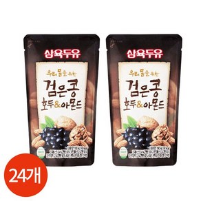 삼육 검은콩 호두 아몬드 두유 190ml x 24개