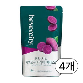 세미 베버시티 자색 고구마라떼 페이스트, 1kg, 4개, 1개입