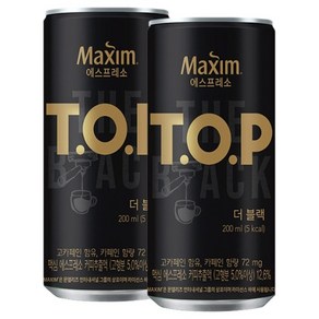 맥심 티오피 더 블랙, 200ml, 36개