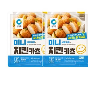 청정원 미니 치킨카츠 340g 2개