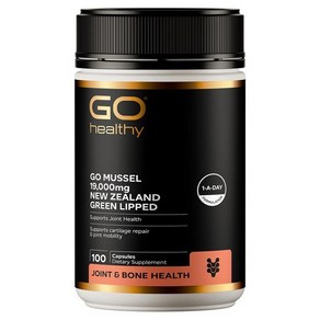 뉴질랜드 고헬씨 GO Healthy Mussell 머슬 19 000mg 뉴질랜드 녹색입 캡슐