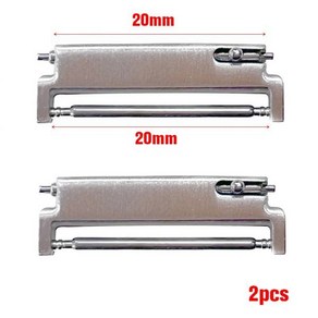 스테인레스 시계 스트랩 금속 커넥터 퀵 릴리스 핀 어댑터 밴드 스프링 바 부품 파츠 20mm 22mm 2개