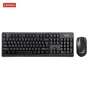 레노버 무선 키보드 마우스 세트 KN101 Lenovo, Black