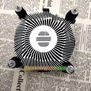 인텔 E97378-001 정품 쿨러 선풍기 12V 0.60A 775 핀 CPU 냉각, 02 fan  adiato, 02 fan and Cooling fin, 한개옵션1