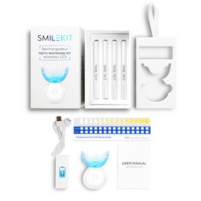 [MSDS 있음]SMILEKIT 치아미백기 마우스피스 투명