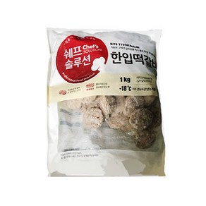 CJ 쉐프솔루션 한입떡갈비 1kg (약55개입), 1개, 1개