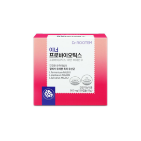 닥터루템 이너 프로바이오틱스 500mg x 30정, 1개