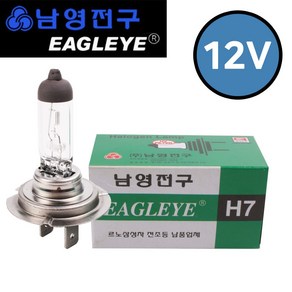 남영전구.이글아이 .H7 12V55W.전조등.헤드램프.자동차전구.라이트전구, 1개, H7 12V55W