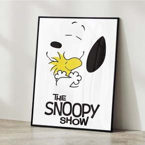 스누피 그림 포스터 snoopy 빈티지 일러스트 액자 카페 감성 아기방 인테리어 소품 25, A4 사이즈(210x297mm), A4포스터만 구매