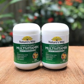 Natues Way Complete Daily Multivitamin 네이쳐스웨이 호주 컴플릿 데일리 멀티 비타민 200정 2팩, 2개