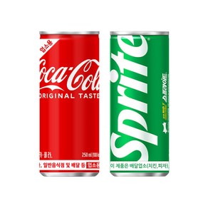 코카콜라 스프라이트 각15개씩 업소용, 30개, 245ml