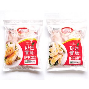 하림 IFF 무항생제 닭가슴살 + 하림 IFF 무항생제 닭안심, 2개, 1kg