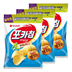 오리온 포카칩 오리지널 대용량 266gx3, 266g, 3개