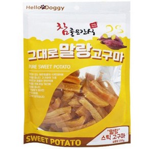 헬로도기 그대로 말랑 스틱고구마 스틱, 고구마맛, 250g, 6개