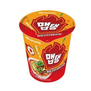 삼양 맵탱 청양고추 대파라면 소컵 65g, 12개