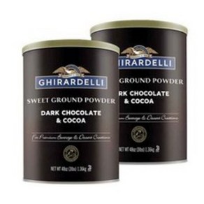 기라델리 미국 스위트 그라운드 다크 초콜렛 코코아 파우더 1.36kg Ghiadelli Chocolate Powde, 2개, 1개입