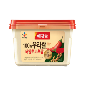 해찬들 우리쌀로 만든 태양초 골드 고추장, 2kg, 2개