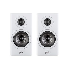 폴크오디오(PolkAudio) R100 북쉘프 스피커(하이파이 오디오 홈시어터), 블랙, 블랙