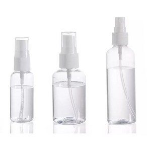 PKFARM 휴대용 미스트 스프레이 공병 다용도 투명 분무기, 100ml, 1개