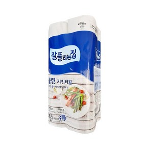 케이에이치커머스 잘풀리는집 클린 키친타월 145매, 1개, 8롤