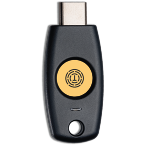 T120 - FIDO2 KEY U2F PIN 터치 보안 키 USB-C ( Made in Koea ), Black, 1개