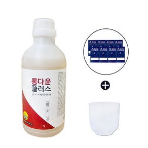 전원주택 잔디 정원 살충제 모기 파리 바퀴벌레 퇴치제 롱다운 1L + 해충트랩 2매, 1개