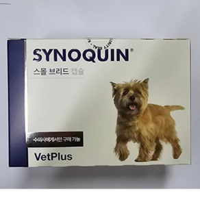 벳플러스 VetPlus 사이노퀸 캡슐 소형견용 90캡슐(30캡슐x3개), 30정, 뼈/관절강화, 3개