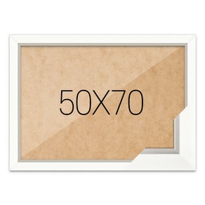 퍼즐액자 50x70 고급형 모던화이트, 1개