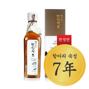 [7년 숙성 단독판매] 박국문 천연 발효 힐링 식초 고급 선물세트 답례품, 1개, 375ml