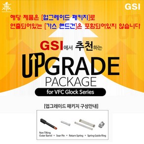 l 건스토리 l Upgade Package fo VFC Glock Seies(Glock17 Gen4/Gen5 Glock19 Gen4/19X/G45) 업그레이드 패키지, 1개, Glock17 Gen4 패키지