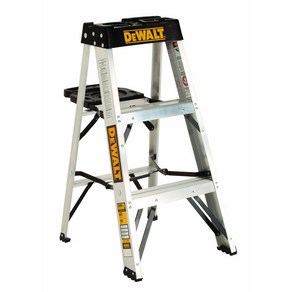 DeWalt DXL2010-03 사다리 300파운드(136kg) 알루미늄 현장공사 사다리[관부가세 포함가], 1개