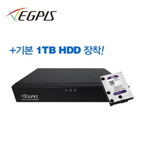 이지피스 400만화소 CCTV 4채널 QHDVR-4004HS 1TB, QHDVR-4004HS - 3TB, 1개