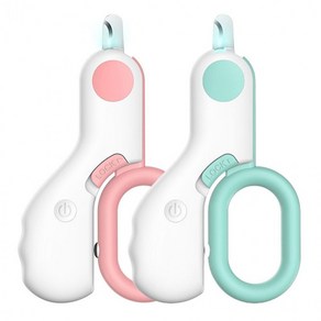 고양이 LED 강아지 발톱깎이, 1개, 핑크