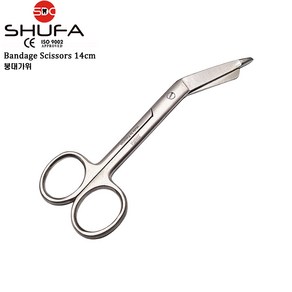 SHUFA 슈파 붕대가위 테이핑가위 14cm (밴디지시저 / Bandage Scissors)