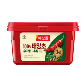 해찬들 태양초 골드 고추장, 2kg, 1개