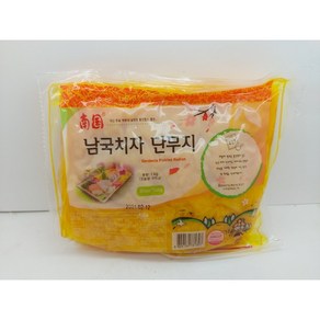 남국 치자단무지 슬라이스 1kg (국산) (하루 배송 99%), 1개