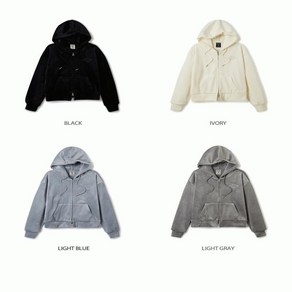 후아유 여성 퍼 본딩 후드집업 Fu Bonding Hood Zip-up WHMZE4V31F