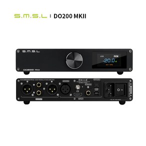 SMSL DO200 MKII 오디오 DAC ES9068AS*2 XMOS XU316 블루투스 5.1 MQA 전체 디코딩 OPA1612*5 연산 증폭기 DSD512 768KHZ 32비