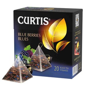 커티스 CURTIS 프리미엄 과일차 블루베리 블루 티백 Bluebey 20개입, 1개, 1개, 36g