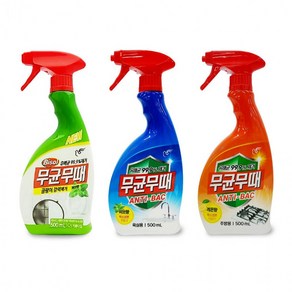 피죤 무균무때 청소세정제 주방/욕실/곰팡이제거 택1, 주방용500ml, 1개, 500ml