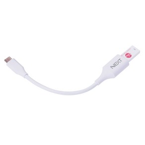 USB3.1 C타입 케이블 C타입 젠더 OTG변환 NEXT-1511TC, 흰색, 1개