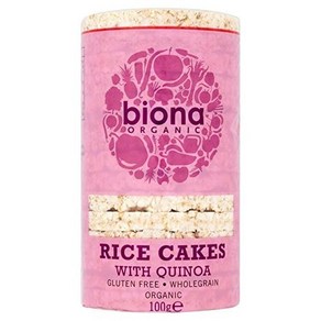 Biona Organic Rice Cakes With Quinoa - 100g 비오나 유기농 퀴노아 떡 - 100g