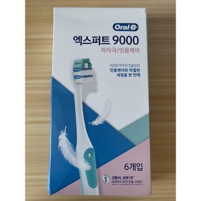 오랄비 엑스퍼트 9000 칫솔, 6개입, 1개